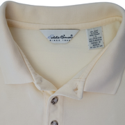 Eddie Bauer Men's Yellow Polo Shirt Size L