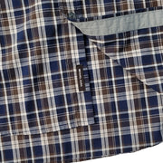 Michael Kors Classic Fit Brown Plaid Shirt