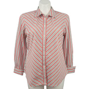 Jones New York Signature Long Sleeve Striped Shirt