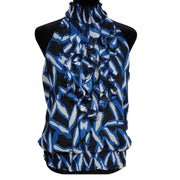 ALFANI Chiffon Sleeveless Top Size 8 Front View