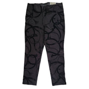 Chico's The Juliet Flocked Chain Ankle Pant - NWT