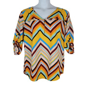 Mileage Chevron Blouse