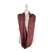 Mixit Infinity Scarf - Marled Burgundy Knit