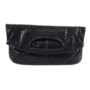 Nine West Faux Croc Clutch Handbag