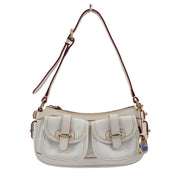 Dooney & Bourke Vintage White Banana Shoulder Bag