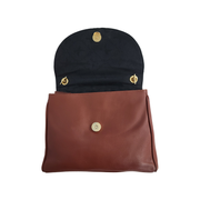 Paloma Picasso Leather Gold Chain Shoulder Bag