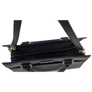 Kate Spade Grove Street Black Leather Convertible Caley Satchel