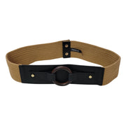 Torrid Black Woven Straw Belt
