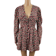 Zara Puff Sleeve Smocked Waist Dress
