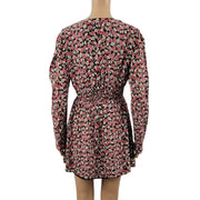 Zara Puff Sleeve Smocked Waist Dress