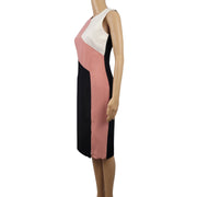 White House Black Market Sleeveless Colorblock Dress Sz 2