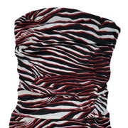 Express Strapless Ruched Side Dress