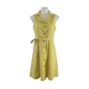 Mlle Gabrielle Sleeveless Shirt Dress Size M