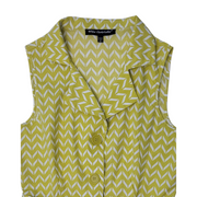 Mlle Gabrielle Sleeveless Shirt Dress Size M
