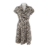 Mlle Gabrielle Abstract Polka Dot Short Sleeve Shirt Dress Size M