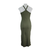 Old Navy Fitted Rib-Knit Halter Midi Dress Size M - NWT