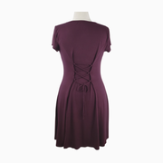 SO Juniors Skater Dress – Plum – Size L