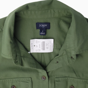 J.Crew Re-Imagined Twill Utility Shirt Dress - Size 2 - NWT