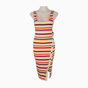 EXPRESS Striped Bodycon Midi Dress – Size S – NEW