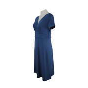 Talbots Faux Wrap Jersey Midi Dress Size M Petite