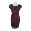 Rinascimento Black Floral Lace Overlay Dress Size S - NEW
