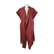 Worthington Women's Wool-Blend Soft Shell Belted Vest Size 2X - NEW