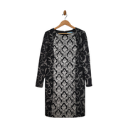 Antonio Melani Metallic Brocade Jacquard Sheath Dress Size 10