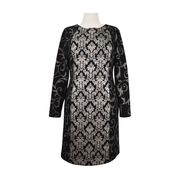 Antonio Melani Metallic Brocade Jacquard Sheath Dress Size 10