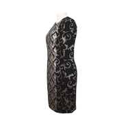 Antonio Melani Metallic Brocade Jacquard Sheath Dress Size 10