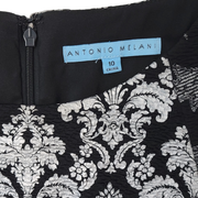 Antonio Melani Metallic Brocade Jacquard Sheath Dress Size 10