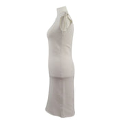 NY&C Sleeveless Grommet Shoulder Sweater Dress