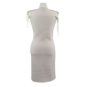 NY&C Sleeveless Grommet Shoulder Sweater Dress