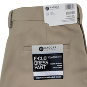Haggar Clothing Classic Fit E-Clo Stria Dress Pants 34x29 - NWT