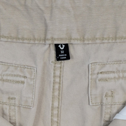 True Religion SN Cargo Shorts Khaki Size 32