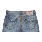 True Religion Men's Ricky Vintage Super T Straight Leg Jeans Size 36