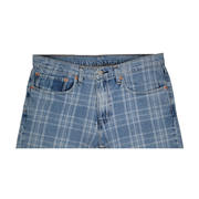 Levi’s Men’s 512 Slim Taper Jeans Laser-Printed Plaid 34x34