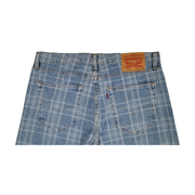 Levi’s Men’s 512 Slim Taper Jeans Laser-Printed Plaid 34x34