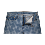 Levi’s Men’s 512 Slim Taper Jeans Laser-Printed Plaid 34x34