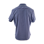 Banana Republic Short Sleeve Three-Tone Check Pattern Shirt