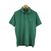 Polo Ralph Lauren Brushed Green Polo Shirt Sz M