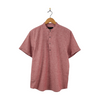 INC Men's Linen Blend Short Sleeve Shirt Size L Front View