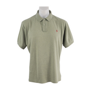 Polo Ralph Lauren Polo Shirt Heathered Green Size L