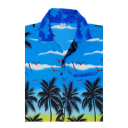 V.H.O. Men's Hawaiian Aloha Shirt - Tropical Sunset Print Size M