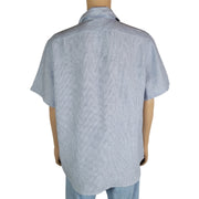 LL Bean Microstripe Slightly Fitted Linen Shirt