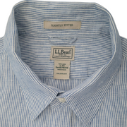 L.L. Bean Men's Slightly Fitted Linen Shirt Size XL