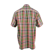 Eddie Bauer Men’s Madras-Style Plaid Short Sleeve Shirt XL Tall