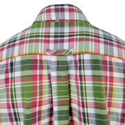 Eddie Bauer Men’s Madras-Style Plaid Short Sleeve Shirt XL Tall
