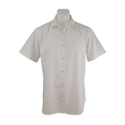 Banana Republic Men's Short Sleeve Slub Standard Fit Shirt Size L