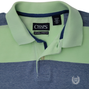 Chaps Men's Striped Natural Stretch Polo Size S