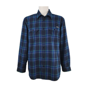 Eddie Bauer Men's Travex Plaid Button-Front Shirt Size L